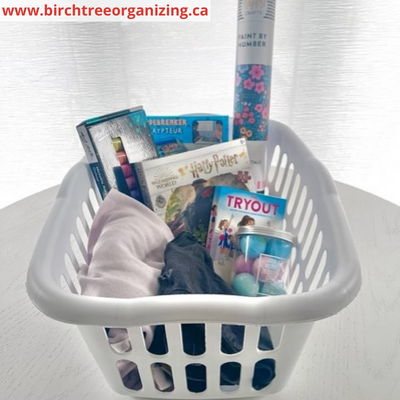 laundry basket canva - 14 EASY TIPS FOR A STRESS-FREE CHRISTMAS MORNING