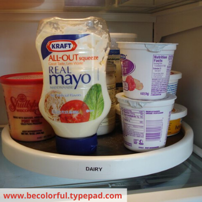 Canva fridge - ORGANIZING FAVOURITES: 16 WAYS TO ORGANIZE WITH TURNTABLES