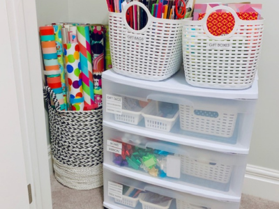 Gift Wrap Cart - One-Stop For All Your Holiday Planning