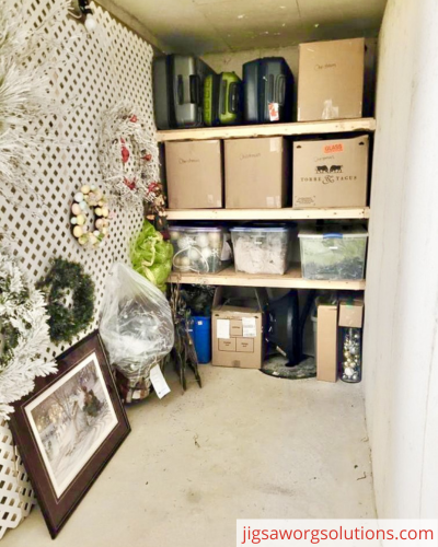 Trellis - 10 Ways To Store Seasonal Wreaths