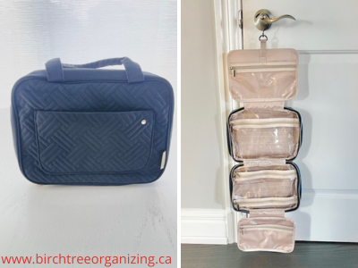 Canva Toiletry Bag - 10 Ways To Stay Organized While Travelling
