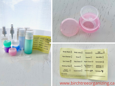 Canva Travel Containers - 10 Ways To Stay Organized While Travelling