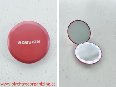 Canva Travel Mirror - 10 Ways To Stay Organized While Travelling