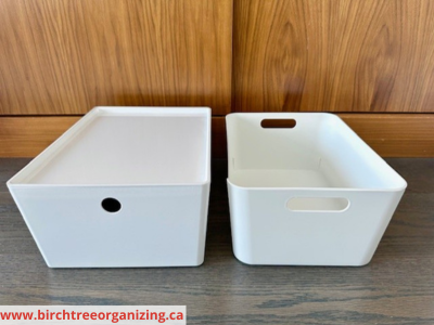 lid vs no lid - Choosing The Right Storage Baskets & Bins