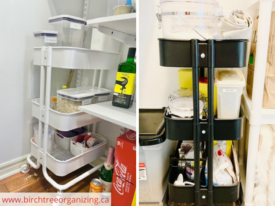 Baking - 16 Ways To Organize With A 3-Tier Cart