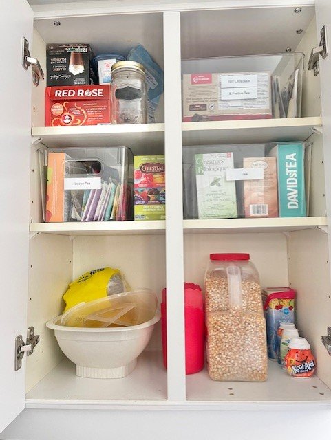 KITCHEN BEFORE AND AFTER PICTURES After Hot beverage cabniet - KITCHEN BEFORE AND AFTER PICTURES