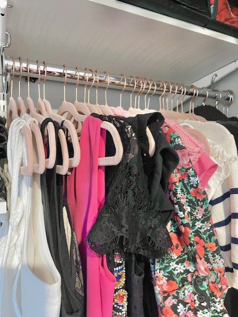 Reach-In Closet Design, Install & Organization After hanging - Reach-In Closet Design, Install & Organization
