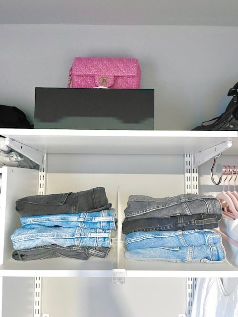 Reach-In Closet Design, Install & Organization After upper shelves - Reach-In Closet Design, Install & Organization