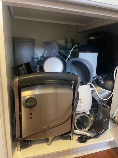 KITCHEN BEFORE AND AFTER PICTURES Before Recessed Corner 2 - KITCHEN BEFORE AND AFTER PICTURES