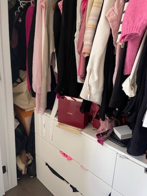 Reach-In Closet Design, Install & Organization Before left lower - Reach-In Closet Design, Install & Organization