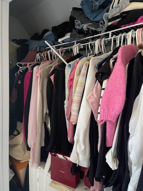 Reach-In Closet Design, Install & Organization Before left upper - Reach-In Closet Design, Install & Organization