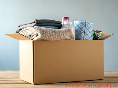 10 Things I Don't Care About as Your Home Organizer (and the ONE thing I do)! Donating gifts - 10 Things I Don't Care About as Your Home Organizer (and the ONE thing I do)!