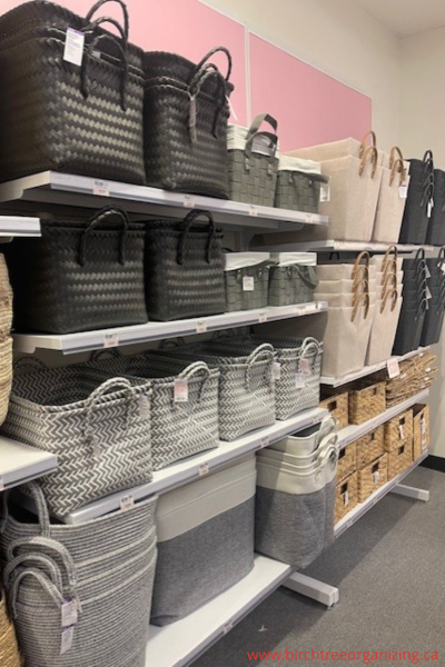 10 Things I Don't Care About as Your Home Organizer (and the ONE thing I do)! new bins - 10 Things I Don't Care About as Your Home Organizer (and the ONE thing I do)!