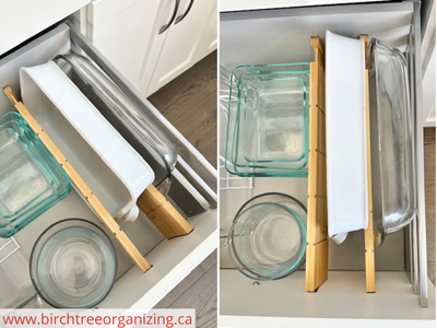 Canva drawer divider - 10 Vertical Storage Ideas For Your Kitchen