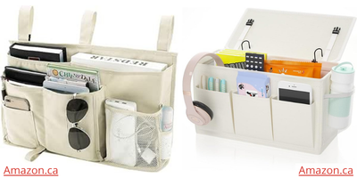 Bed caddy - 15 Dorm Room Essentials To Maximize Space