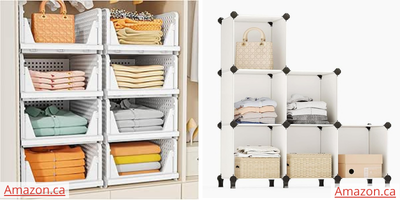 Stackable cubes - 15 Dorm Room Essentials To Maximize Space