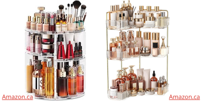 tiered shelves - 15 Dorm Room Essentials To Maximize Space